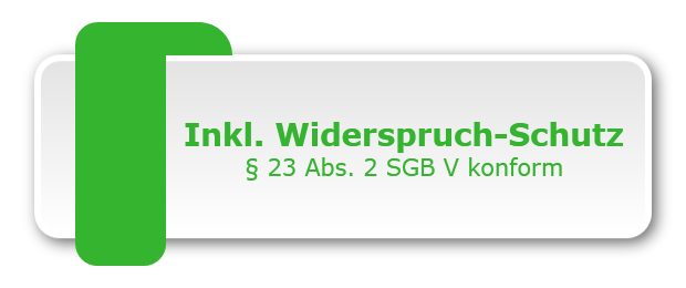 Inkl. Widerspruch-Schutz